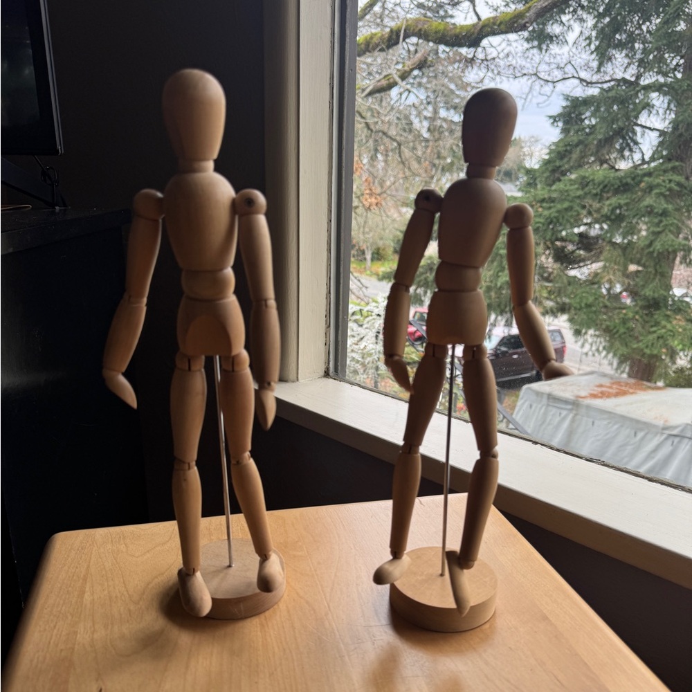 2x IKEA GESTALTA Figurines